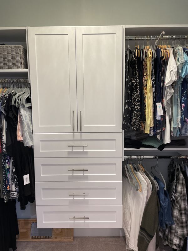 Custom closet system, a custom closet by Sidney Design & Build in Winchester, VA